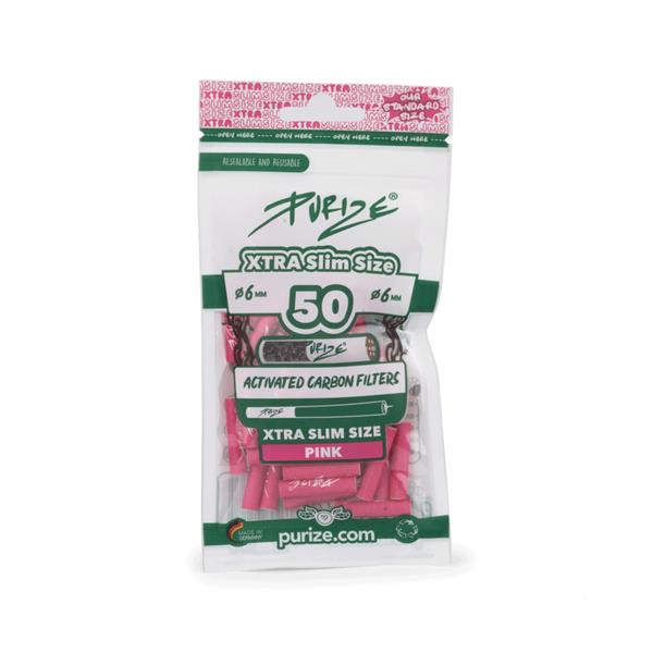 PURIZE Akf.- XTRA Slim Pink, ø 6mm, 50er Packung