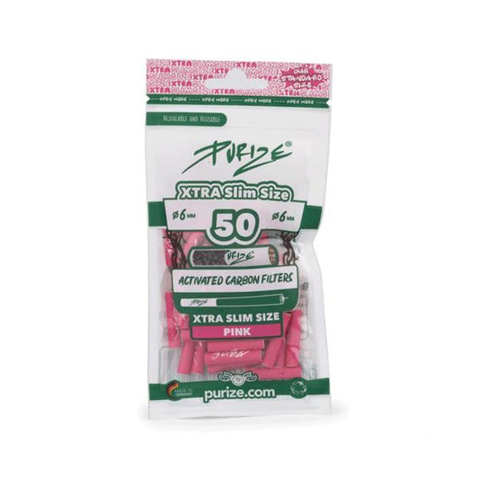 PURIZE Akf.- XTRA Slim Pink, ø 6mm, 50er Packung