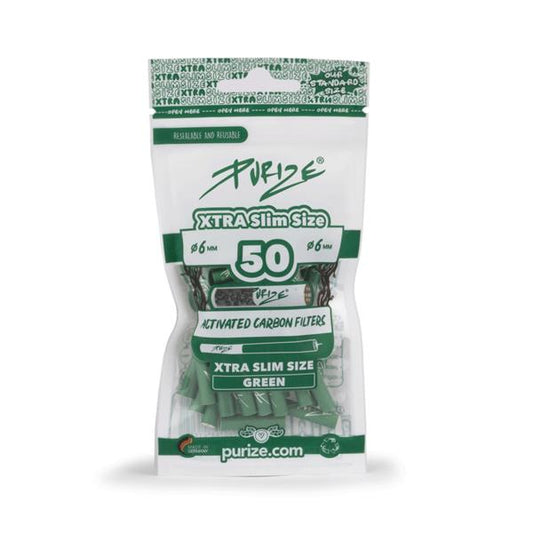 PURIZE Akf.- XTRA Slim Green, ø 6mm, 50er Packung