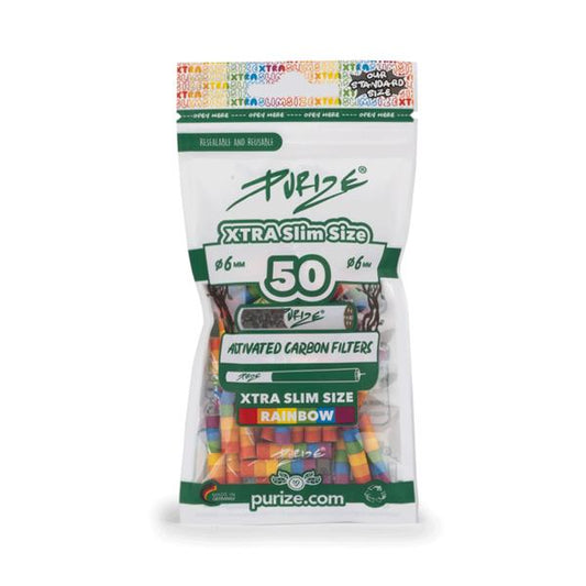 PURIZE Akf.- XTRA Slim Rainbow, ø 6mm, 50er Packung