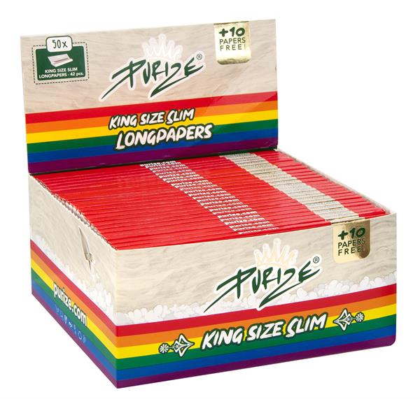 PURIZE® RAINBOW King Size Slim Ultra Fine Zigarettenpapier