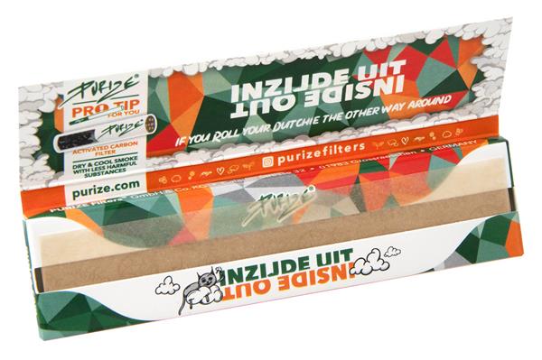 PURIZE® King Size Slim Inside Out Unbleached