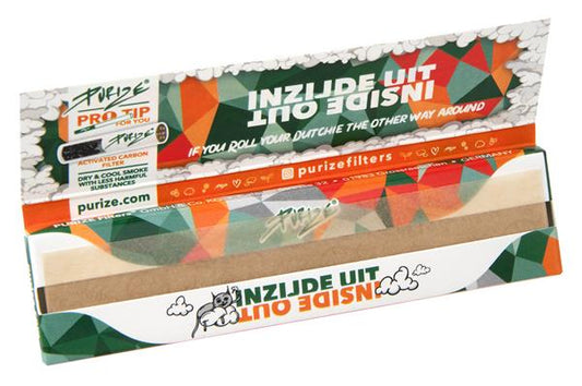 PURIZE® King Size Slim Inside Out Unbleached