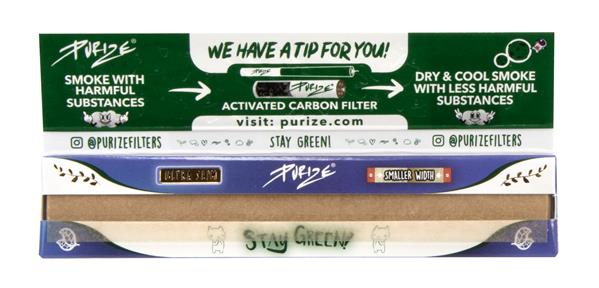 PURIZE® King Size Ultra Slim Unbleached