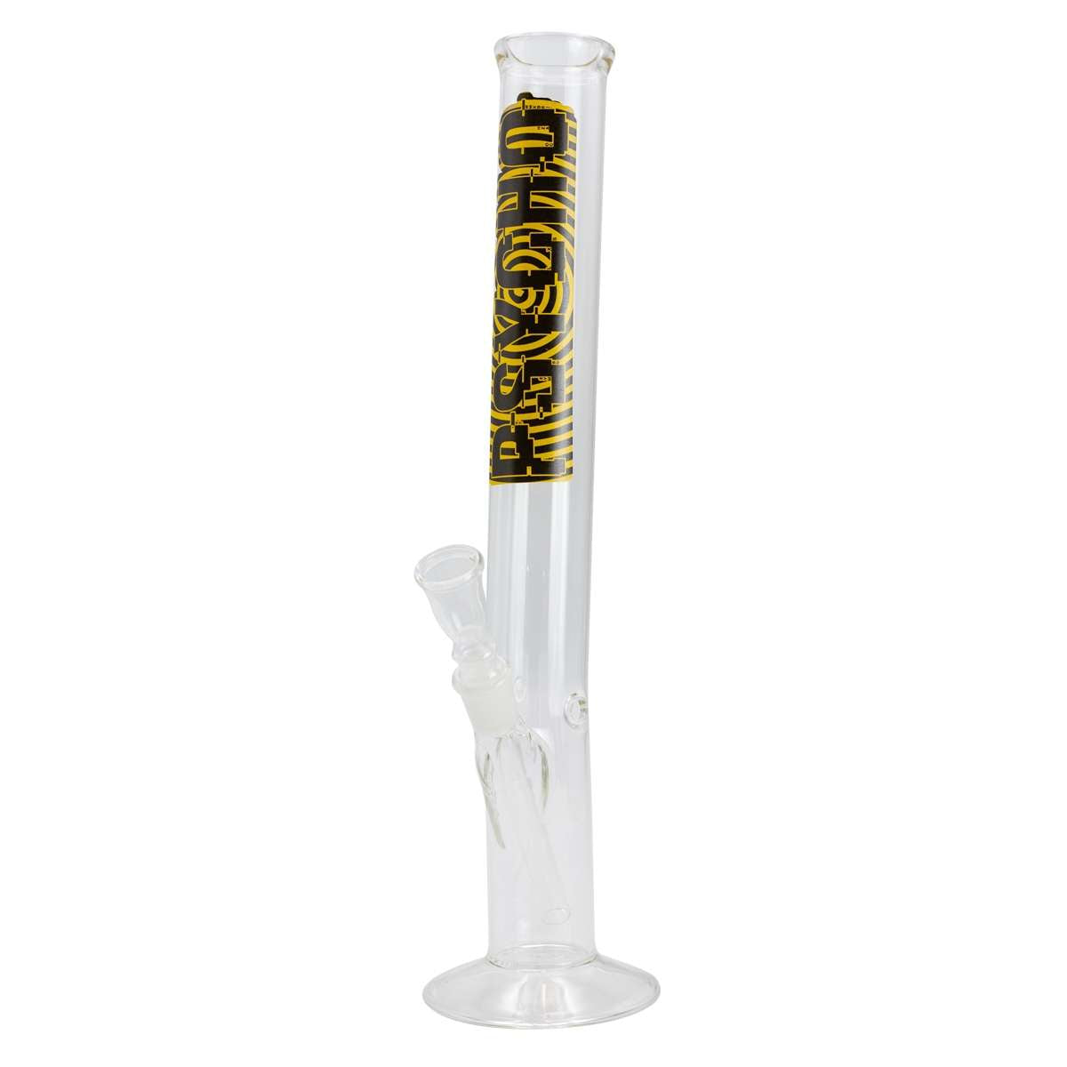 Psycho Glas Bong gebogen - H:40cm - Ø:45mm - NS:18.8mm