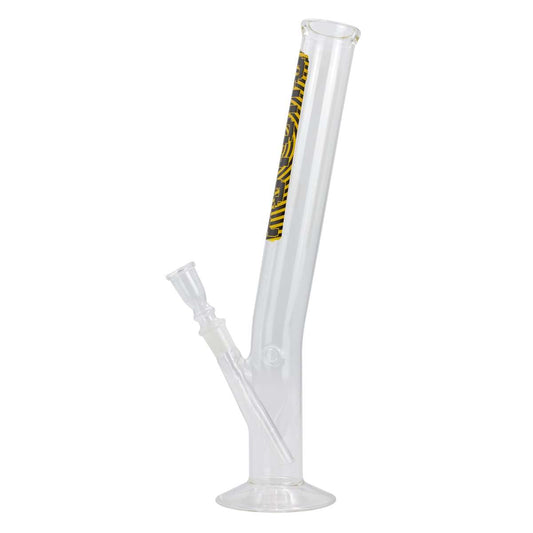 Psycho Glas Bong gebogen - H:40cm - Ø:45mm - NS:18.8mm