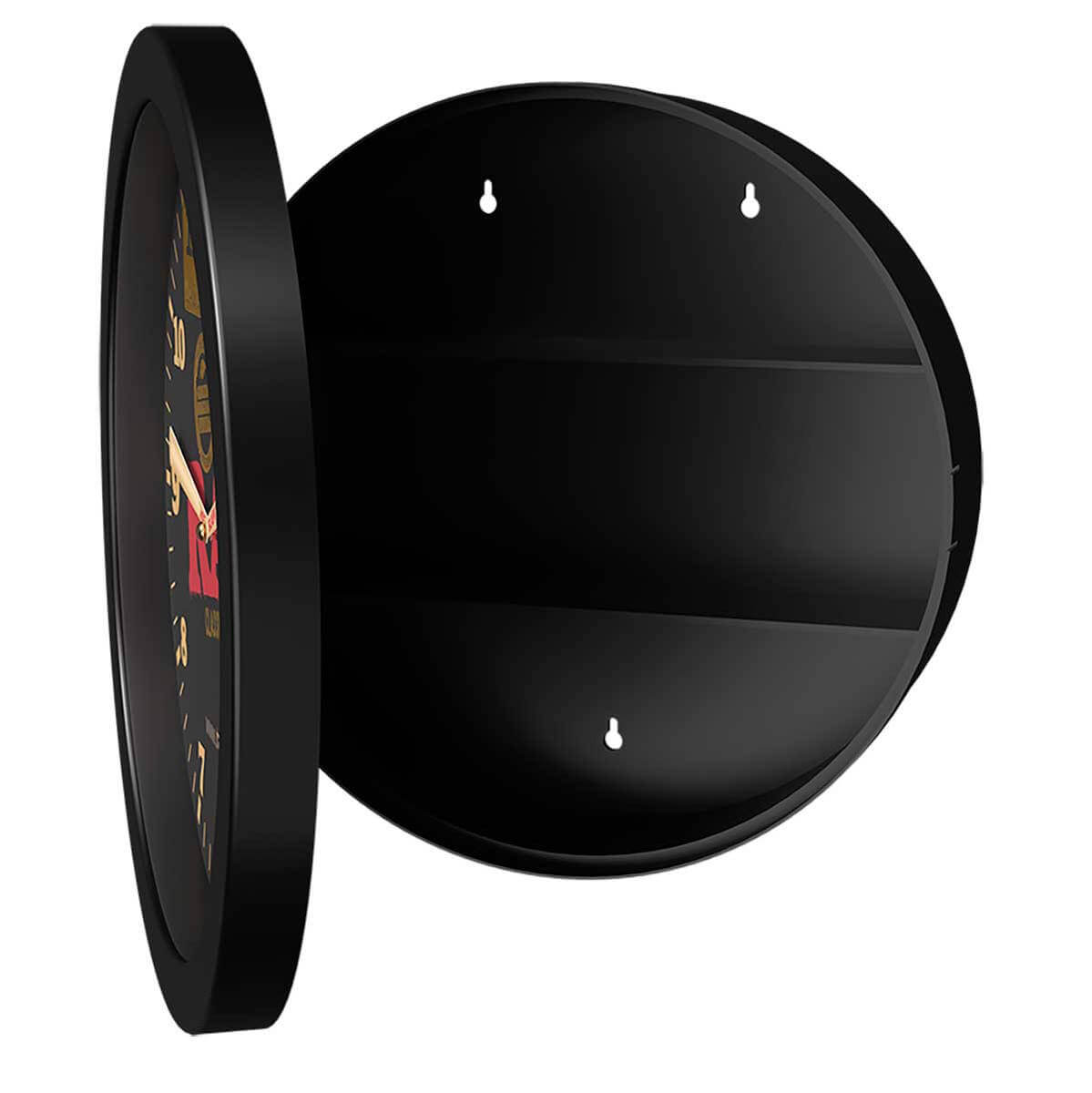 RAW BLACK Stash Clock, Versteck Wanduhr
