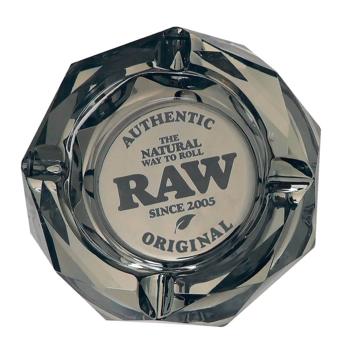 RAW Kristallglas Aschenbecher, ø ca. 11,5cm, Darkside
