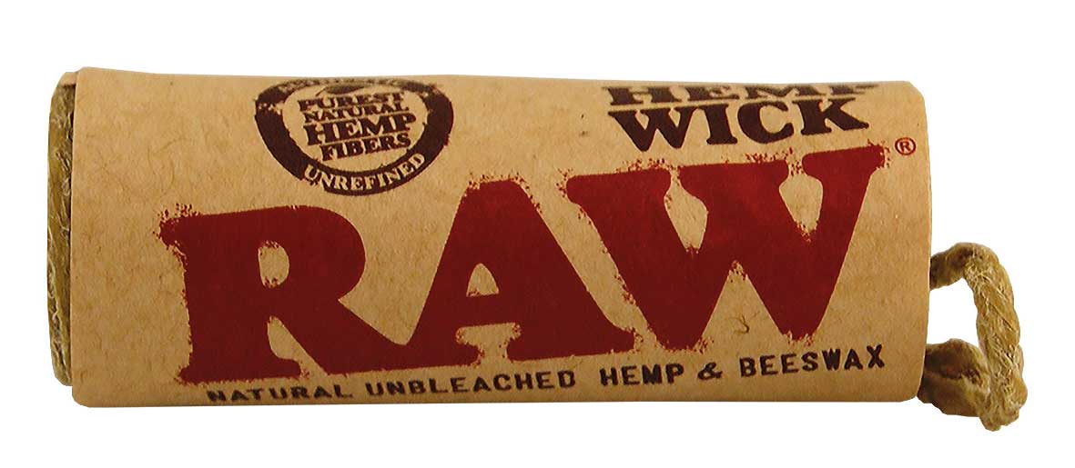 RAW Hemp Wick Rolls 600cm