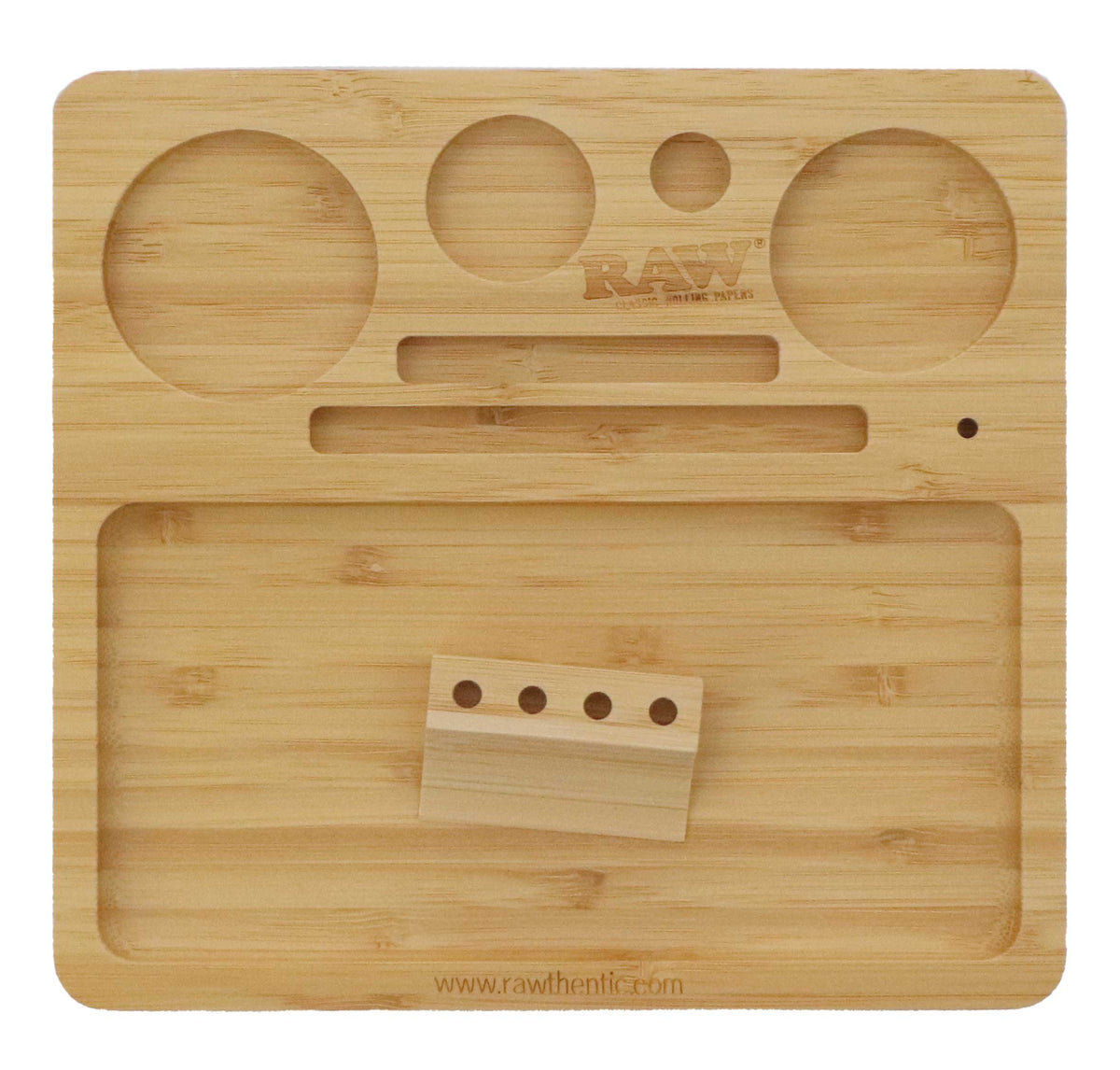 RAW Bamboo Rolling Tray mittel, 22 x 20,5 x 2cm
