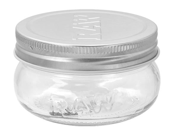 RAW Mason Glass Jar 6oz, ø 90mm, H 52mm