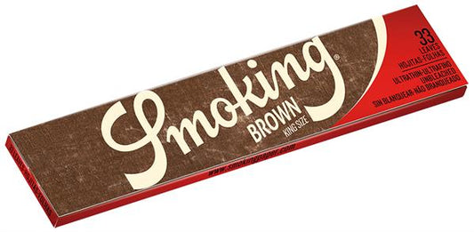 Smoking BROWN Unbleached King Size Papier