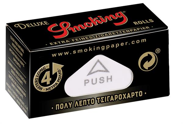 Smoking DeLuxe Slim Rolls Black