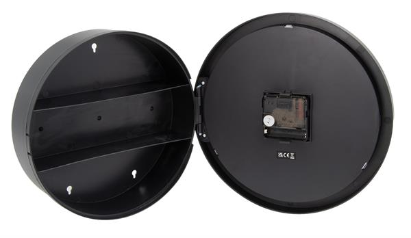 RAW BLACK Stash Clock, Versteck Wanduhr