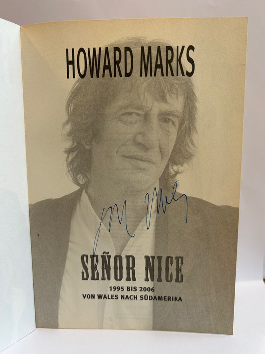 Howard Marks - Senor Nice, mit original Autogramm