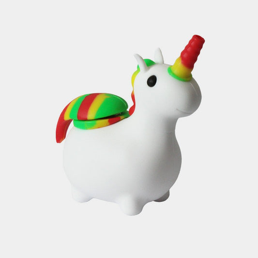 Silicone Pipe,Weiss Unicorn, zerlegbar