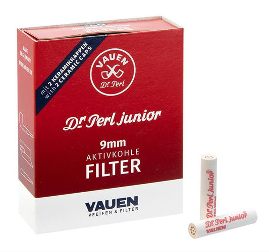 Dr. Perl Junior Aktivkohlefilter, 9 mm Ø, 40 Stück