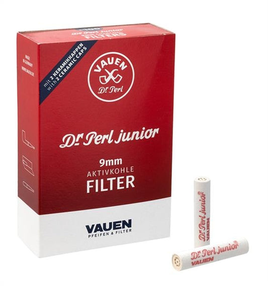 Dr. Perl Junior Aktivkohlefilter, 9 mm Ø, 100 Stück
