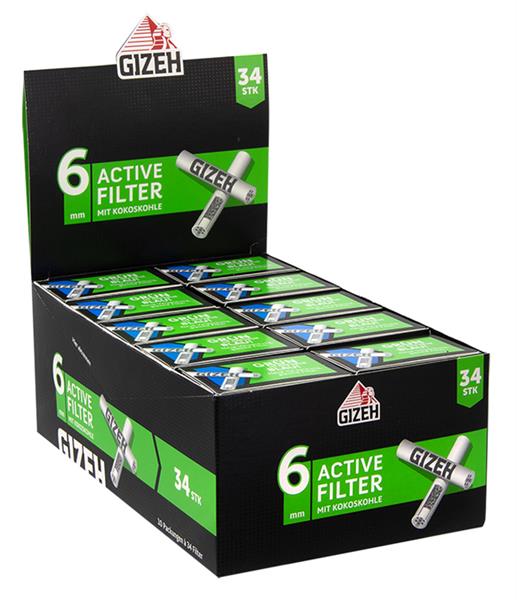 GIZEH Black Active Filter Slim 6mm