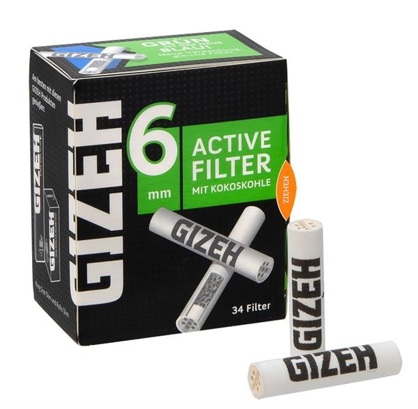GIZEH Black Active Filter Slim 6mm