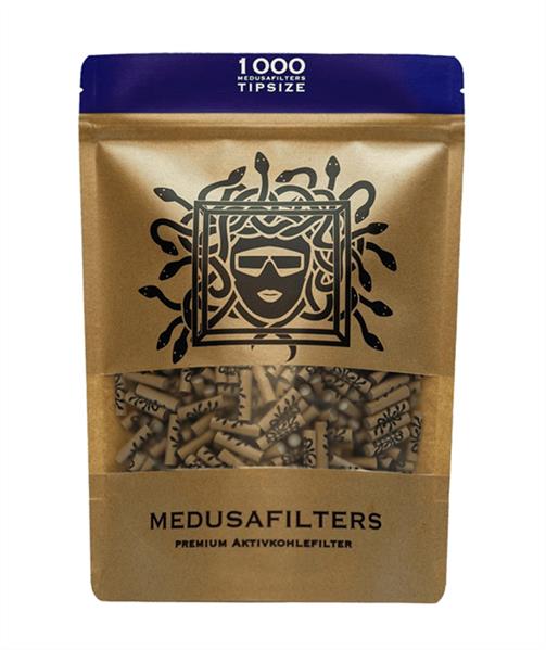 MEDUSA Aktiv-Cellulose-Filter ø 6mm Aktivkohlefilter 1000er Beutel
