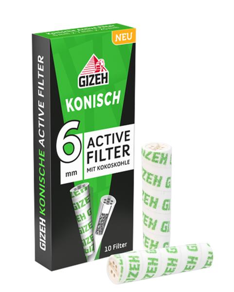 GIZEH Active Filter Slim konisch ø 6-7mm (konisch)