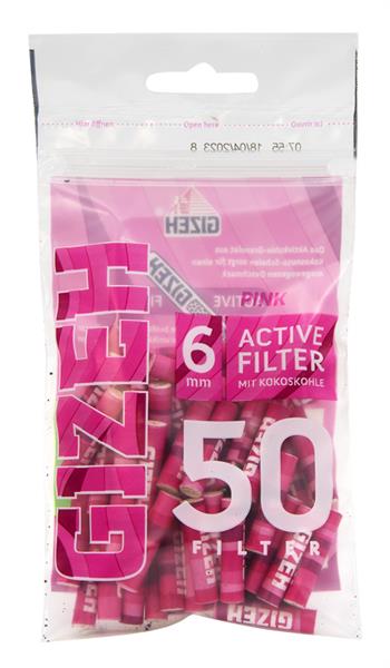 GIZEH PINK Active Filter Slim ø 6mm