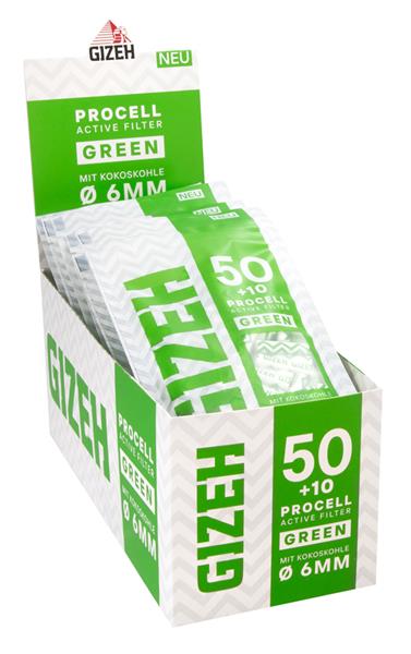 Gizeh ProCell Active Filter GREEN ø 6mm