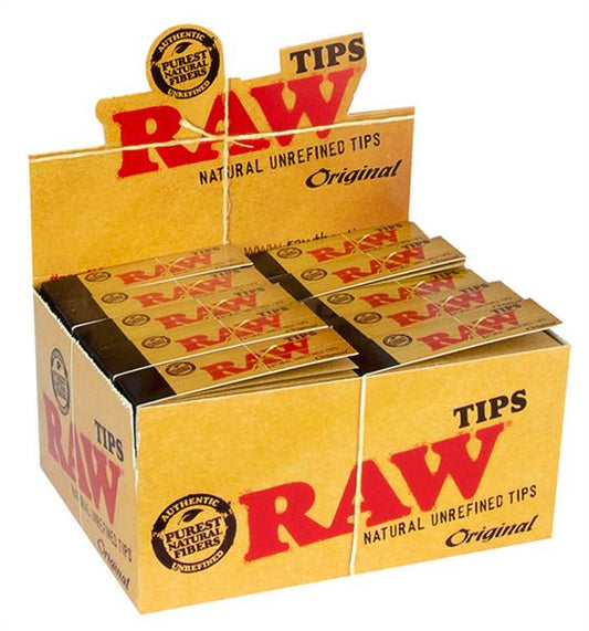 RAW Unbleached Filtertips schmal