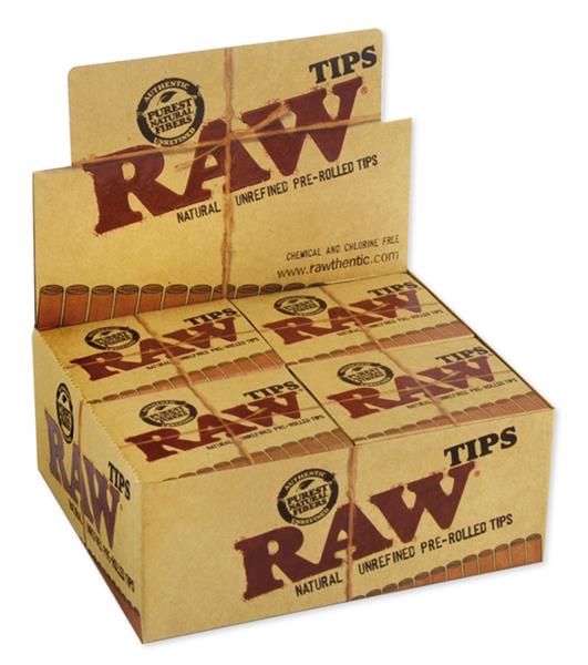 RAW PREROLLED 6mm Filtertips 21 Tips