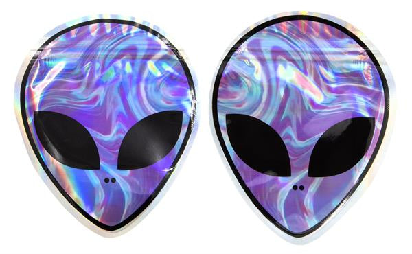 Cali Bags "Alien" Geruchststopp Zip-Beutel "Shape Metallic" per Stück