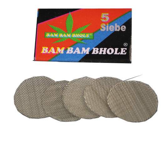 B,B,Bhole Stahlsiebe-20mm - fein - á 5 Stck.