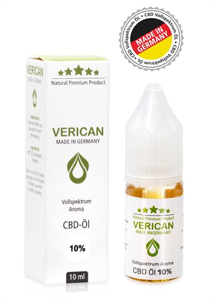 Verican CBD 10% Vollspektrum Aroma Öl