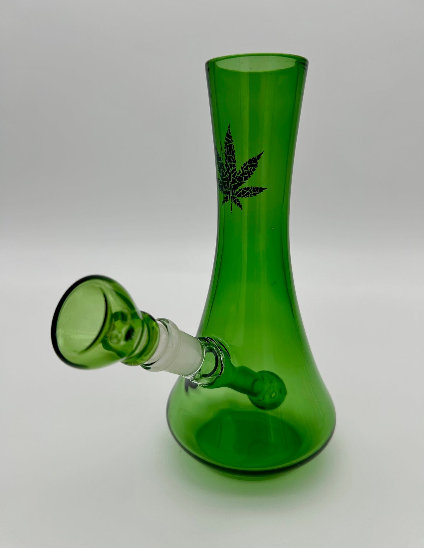 Vase Diffusor Glass Bong,19cm, Green