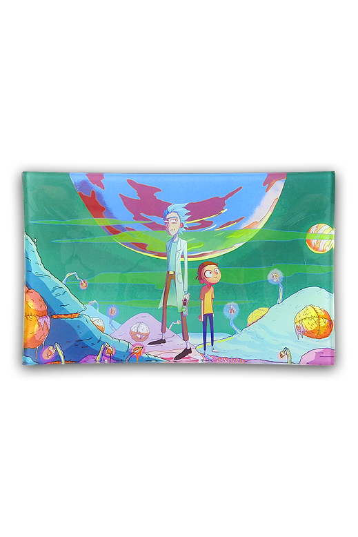 RM Rolling Tray aus Glas Bruchsicher 25,5cm x 15,5cm