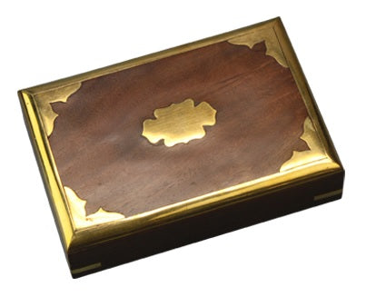 Saranpur Box Holz Messing 15x10x4cm