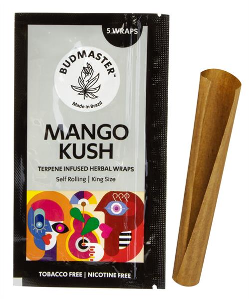 Budmaster Blunts King Size Mango Kush mit Terpenen, 5er Pckg (Pouch)