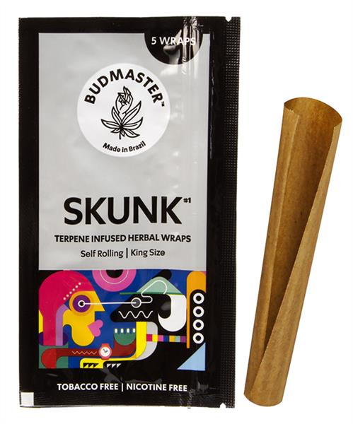 Budmaster Blunts King Size Skunk mit Terpenen, 5er Pckg (Pouch)