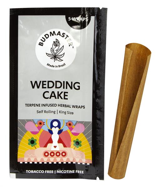 Budmaster Blunts King Size Wedding Cake mit Terpenen, 5er Pckg (Pouch)