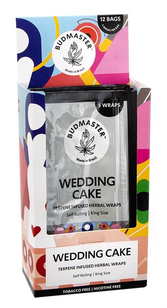 Budmaster Blunts King Size Wedding Cake mit Terpenen, 5er Pckg (Pouch)