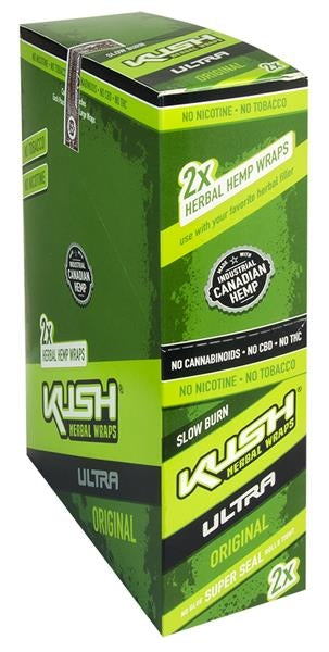 Kush Ultra Herbal Wraps, Original ,2 Wraps pro Folie