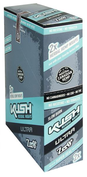 Kush Ultra Herbal Wraps, Zero,2 Wraps pro Folie