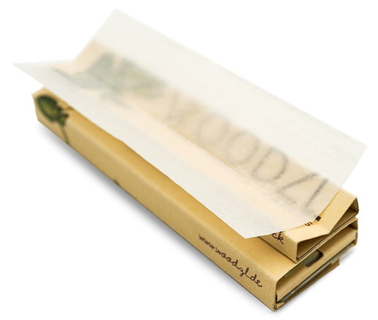 WOODZL King Size Slim Papers mit Tips + Drehablage + Grinderkarten Fach
