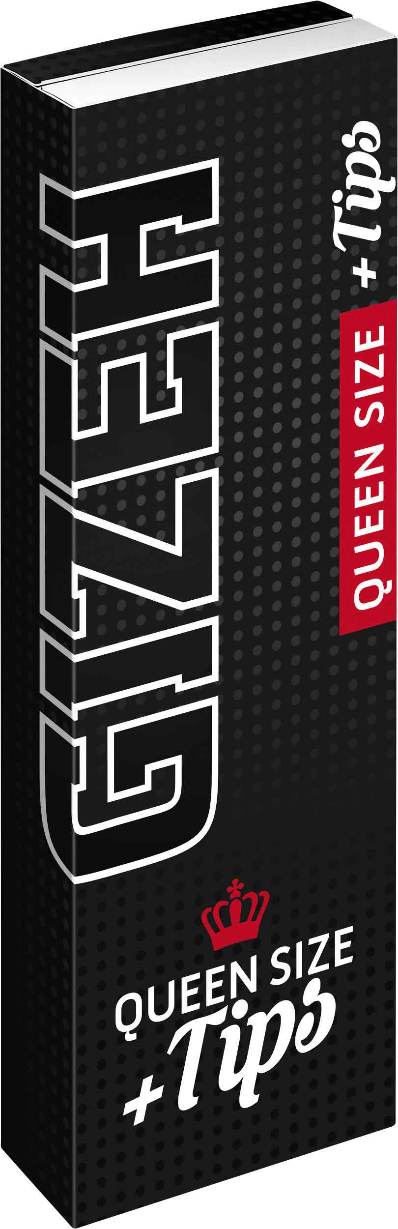 Gizeh Black Queen Size-1 1/4 Format + Tips