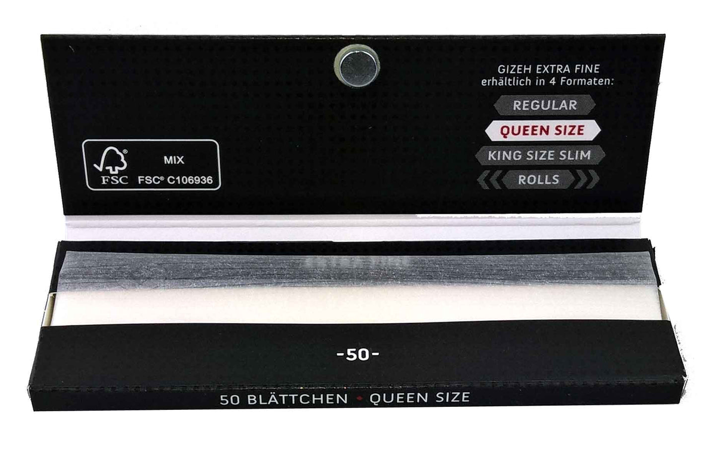 Gizeh Black' Papers Queen Size Extra Fine
