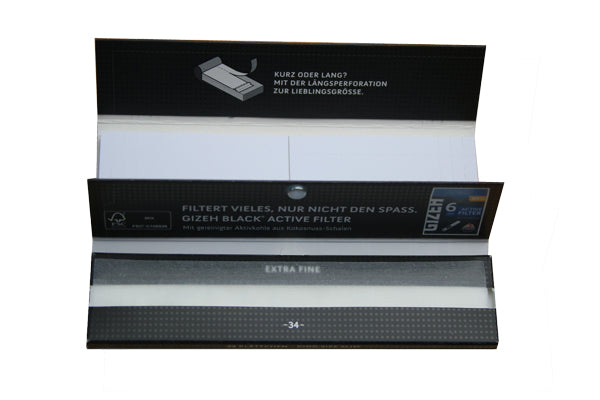 Gizeh Black King Size Slim Tips