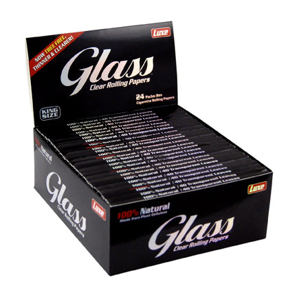 GLASS Clear King Size transparentes Papier