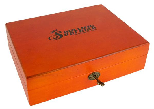 Aufbewahrungsbox/Humidor Holz - Wooden Rolling Box Large "G4" mit Sifter