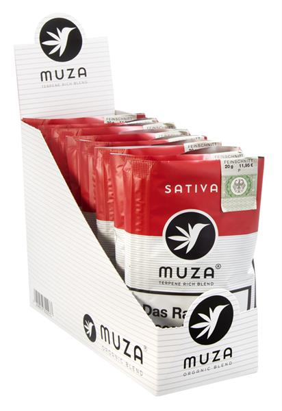 Muza Kräutermischung 20g SATIVA mit Terpenen, nikotinfrei