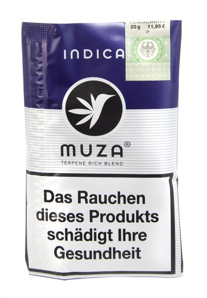 Muza Kräutermischung 20g INDICA mit Terpenen, nikotinfrei